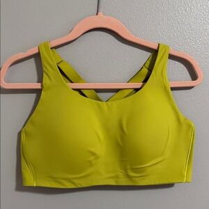Lululemon Athletica Vibrant Green/Yellow Sports Bra